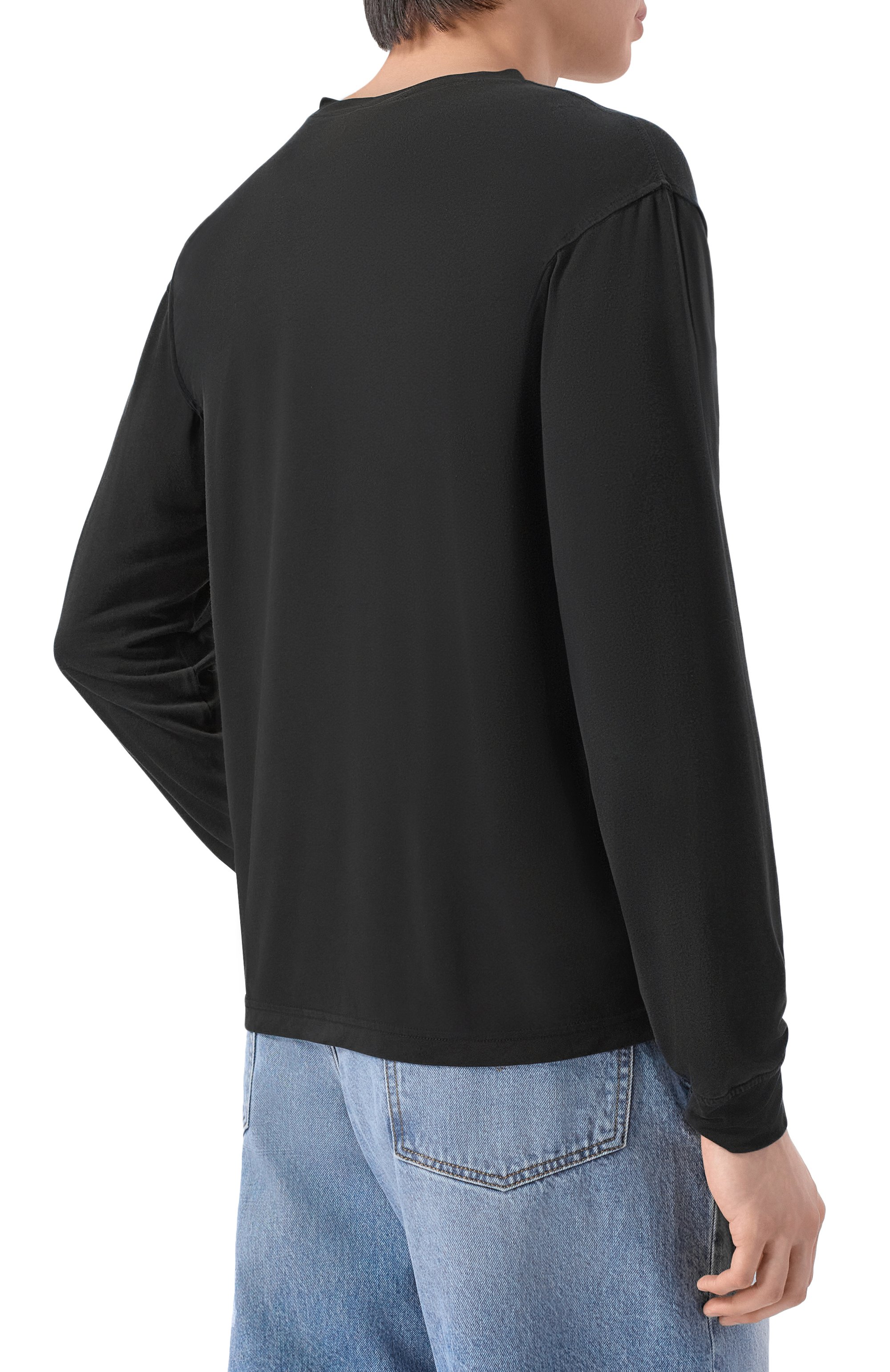 Лонгслив DIESEL черного цвета по цене 11800 руб., арт. A20085/0WEBV, фото 4 Лонгслив DIESEL, арт. A20085/0WEBV, фото 4