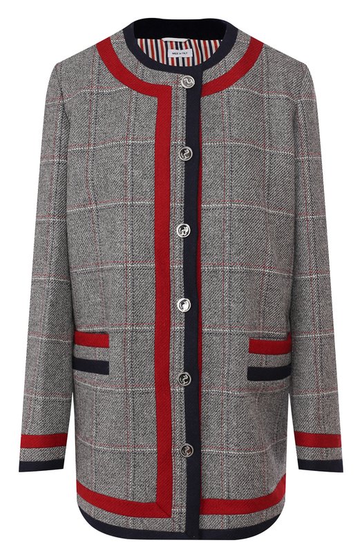 

Шерстяной жакет Thom Browne, Серый