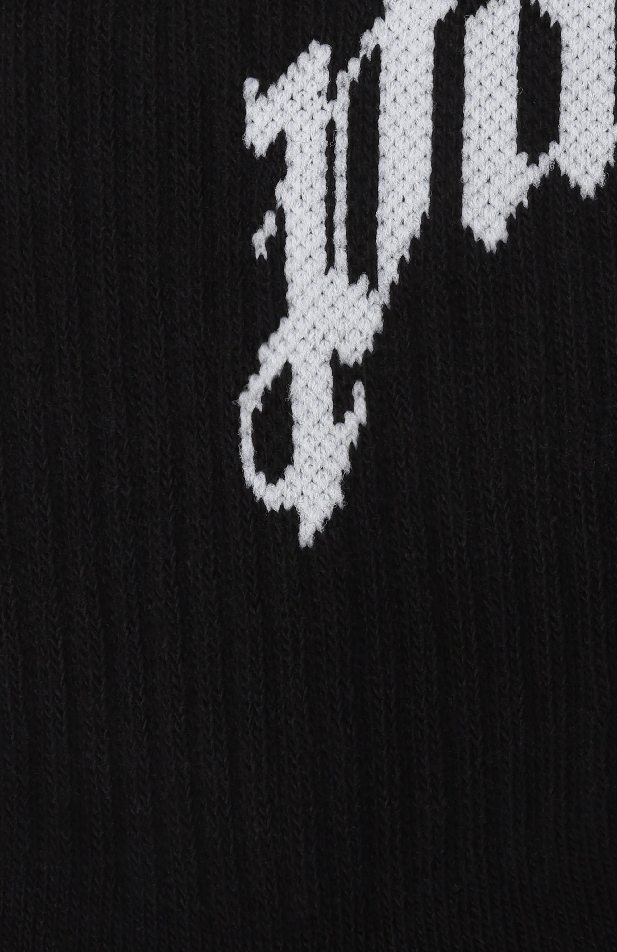 Хлопковые носки PALM ANGELS черного цвета по цене 7865 руб., арт. PWRA00AF25FAB001, фото 2 Хлопковые носки PALM ANGELS, арт. PWRA00AF25FAB001, фото 2