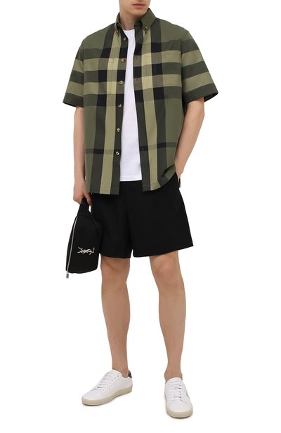 Хлопковая рубашка BURBERRY, арт. 8041541, фото 2