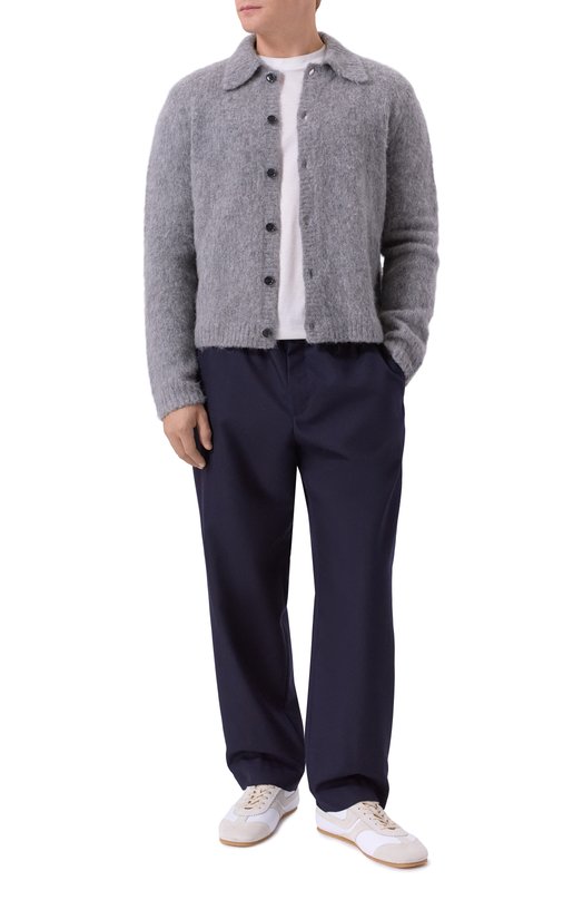 Шерстяные брюки Dries Van Noten 020976-2310-509 Синий  020976-2310-509 Фото 2