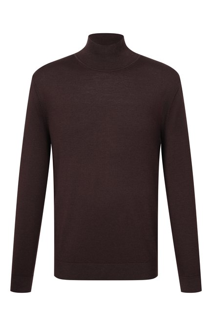 Мужской водолазка из шерсти и шелка BOSS, арт. 50550015