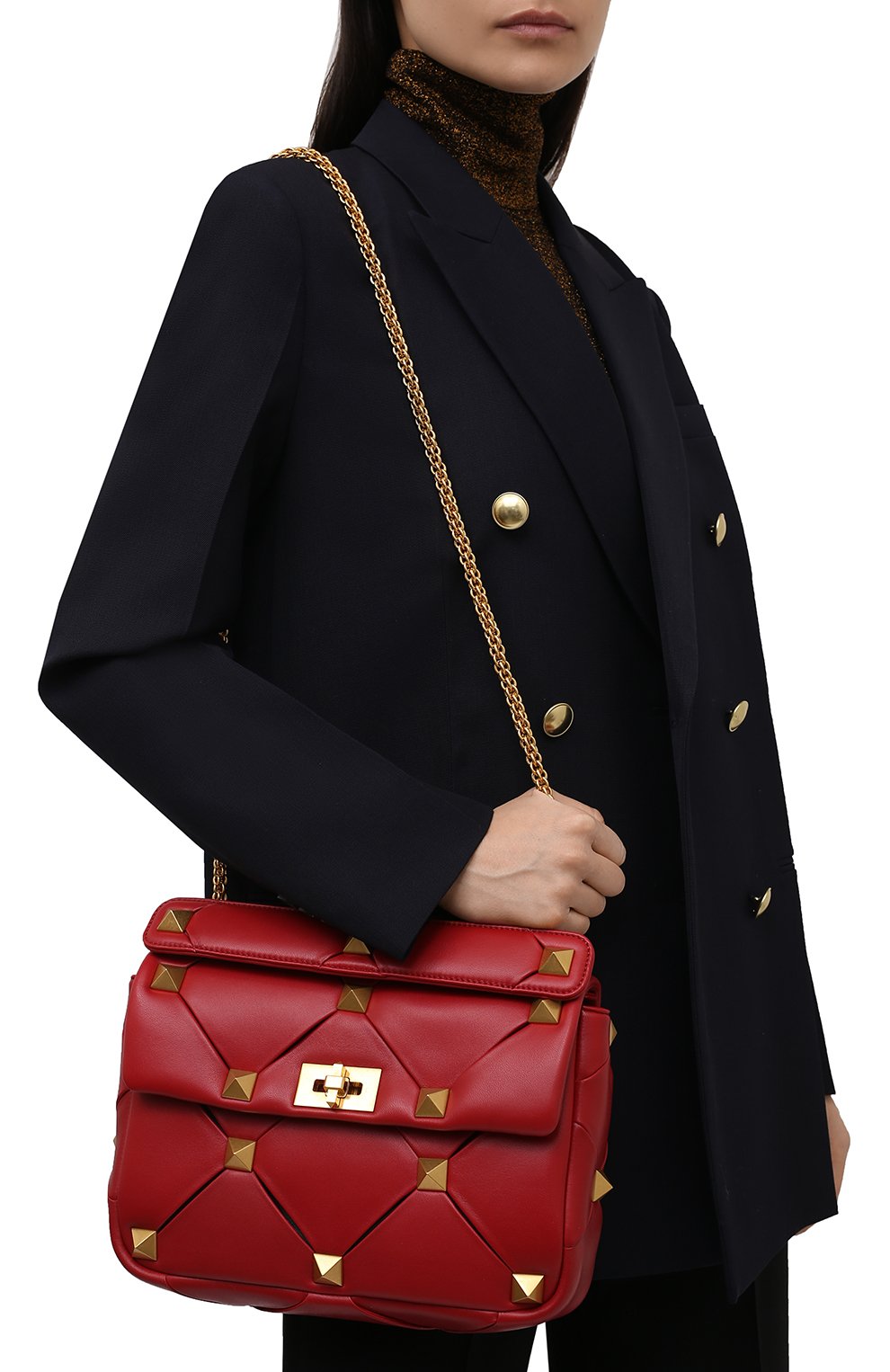 Сумка roman stud VALENTINO, арт. WW0B0I60/LIZ, фото 6