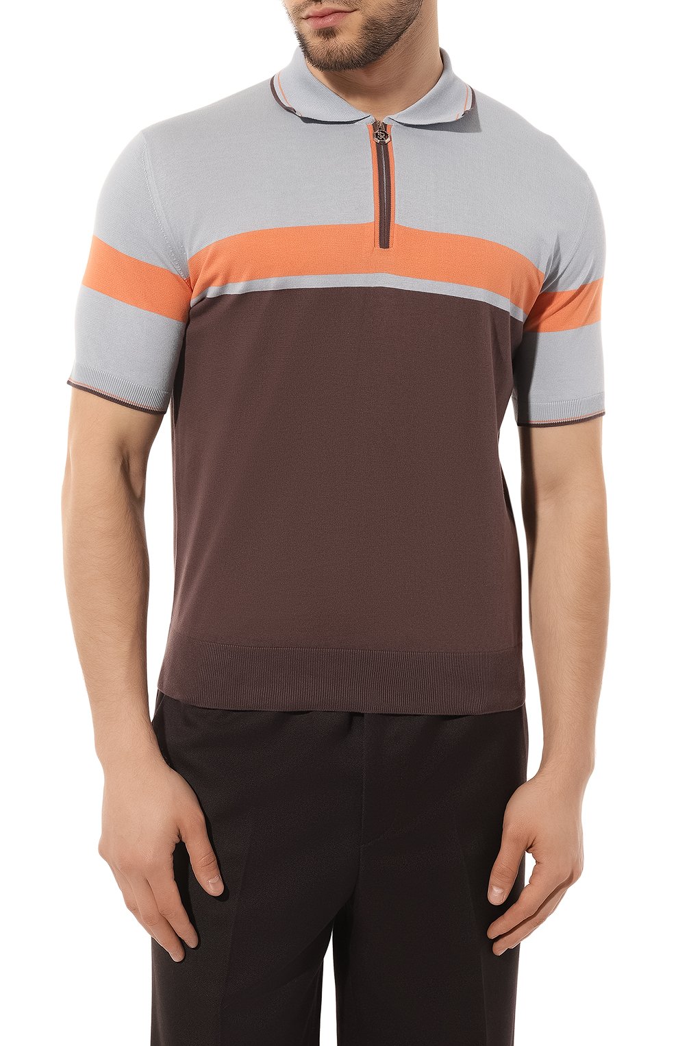 Хлопковое поло STEFANO RICCI, арт. K313037P31/F23248, фото 3