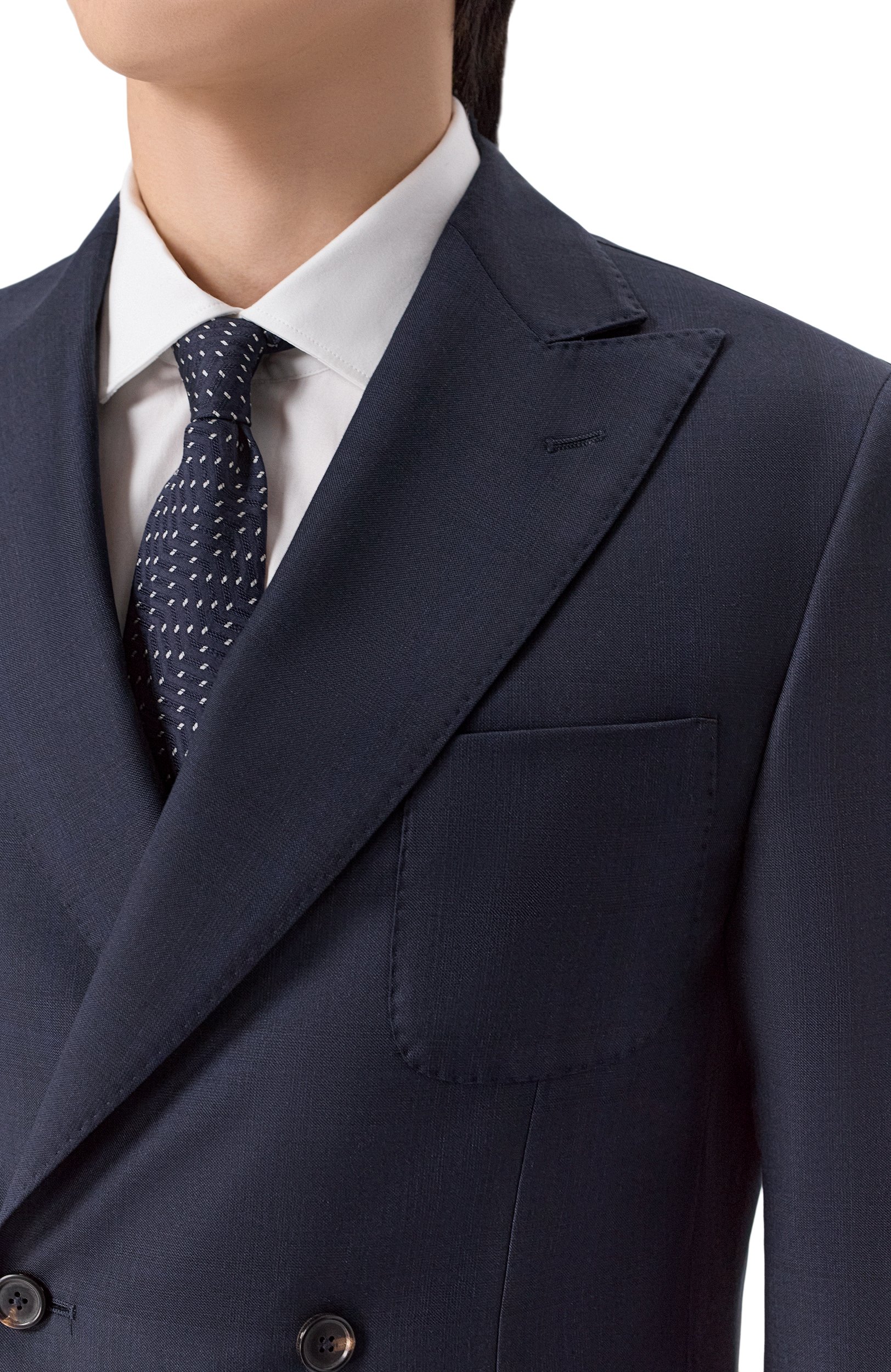 Шерстяной костюм CORNELIANI темно-синего цвета по цене 206000 руб., арт. 28X009/2A17286_SET, фото 6 Шерстяной костюм CORNELIANI, арт. 28X009/2A17286_SET, фото 6