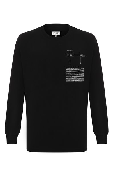 Мужская хлопковый лонгслив MM6, арт. SH0GC0028/S24312