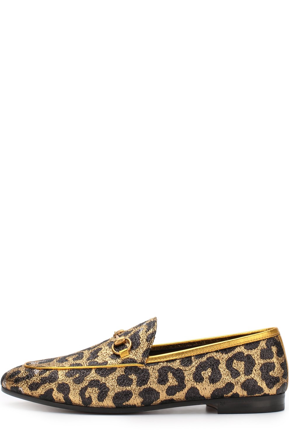 Текстильные лоферы new jordaan с пряжкой-трензелем GUCCI, арт. 431467/K9550, фото 3