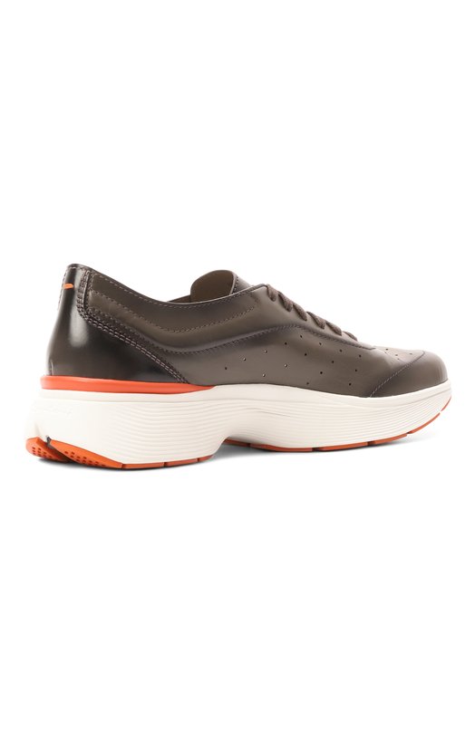 Кожаные кроссовки Bounce Santoni MBBG22070BART0IL Коричневый  MBBG22070BART0IL Фото 5