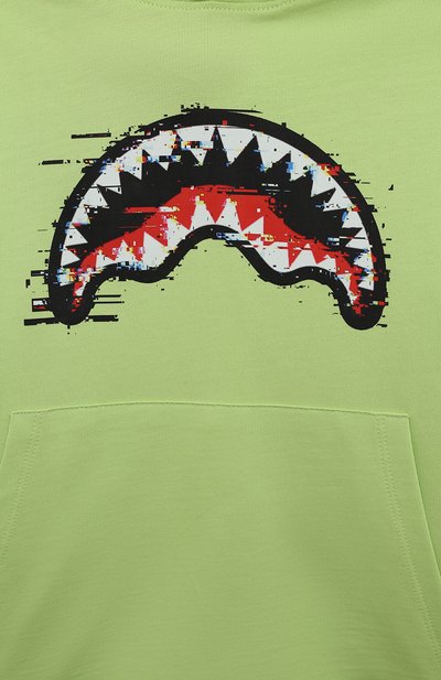 Хлопковое худи SPRAYGROUND, арт. SPY1022LIME, фото 3