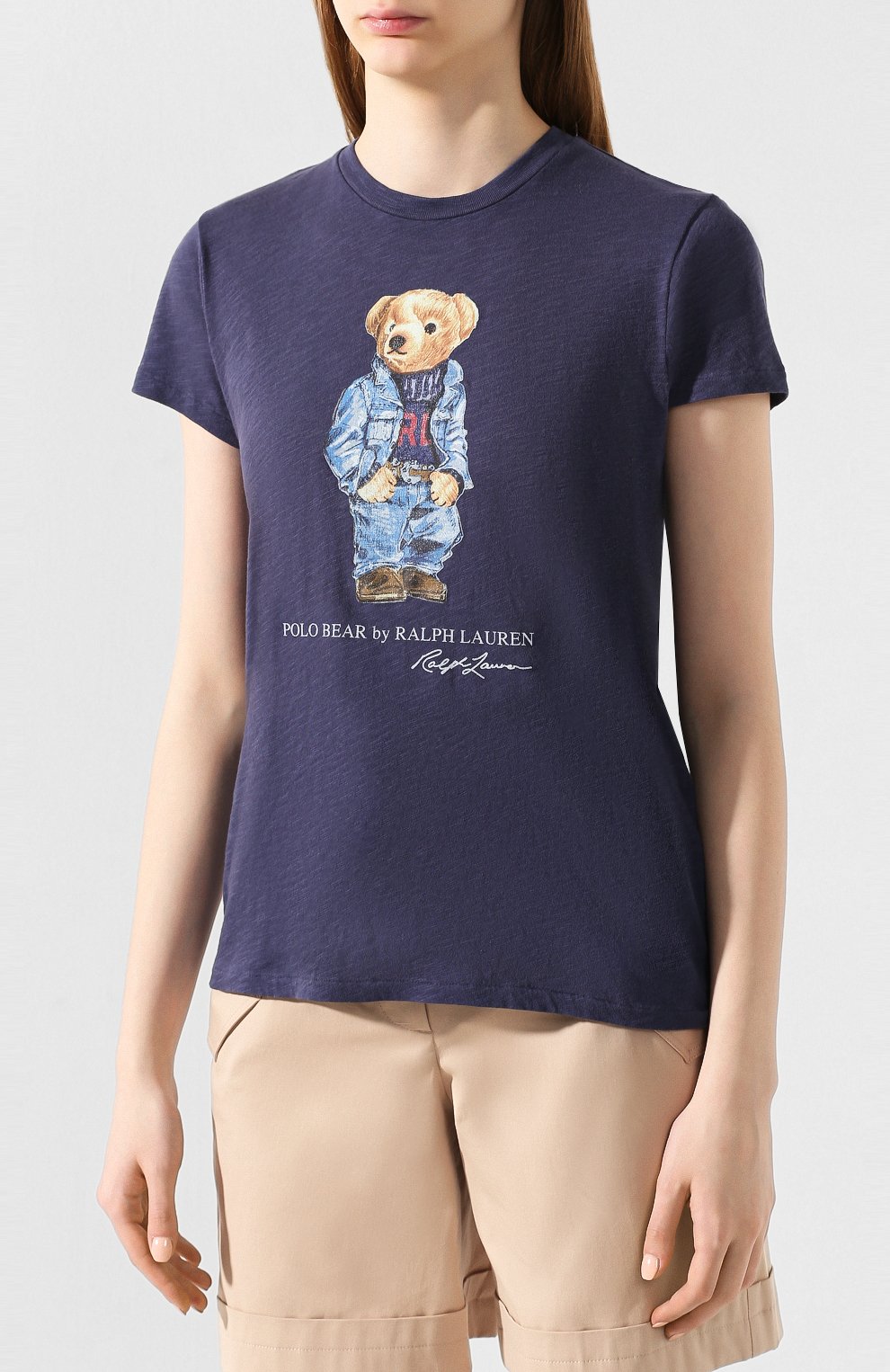 Хлопковая футболка POLO RALPH LAUREN, арт. 211785567, фото 3