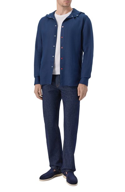 Мужская льняная рубашка KITON, арт. UMCMARH0928610