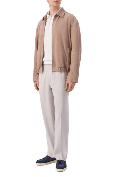 Замшевый бомбер BRUNELLO CUCINELLI, арт. MPCA02071, фото 2