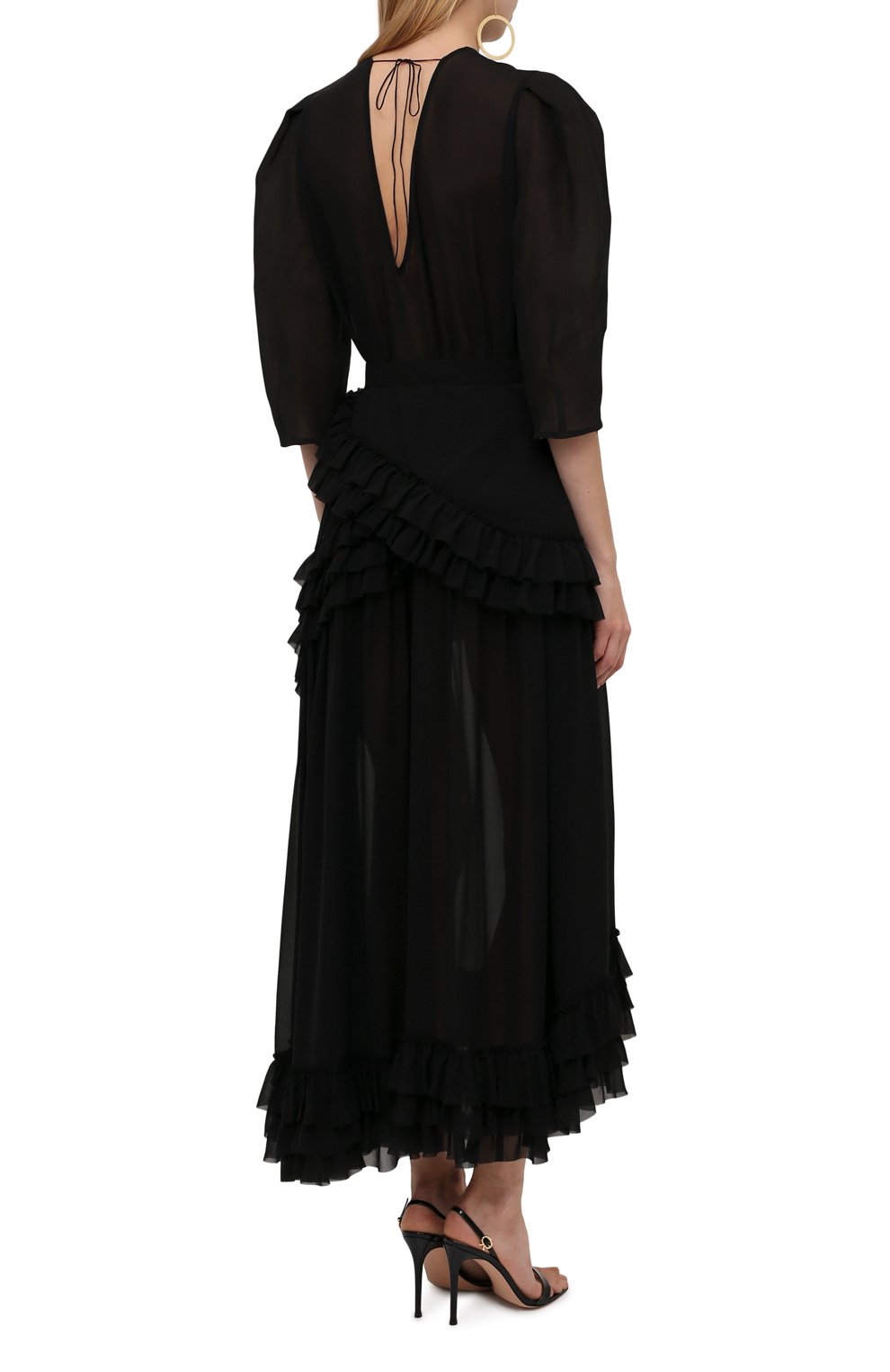 Шелковое платье ULYANA SERGEENKO, арт. ABM011SS21P 1093т21, фото 4
