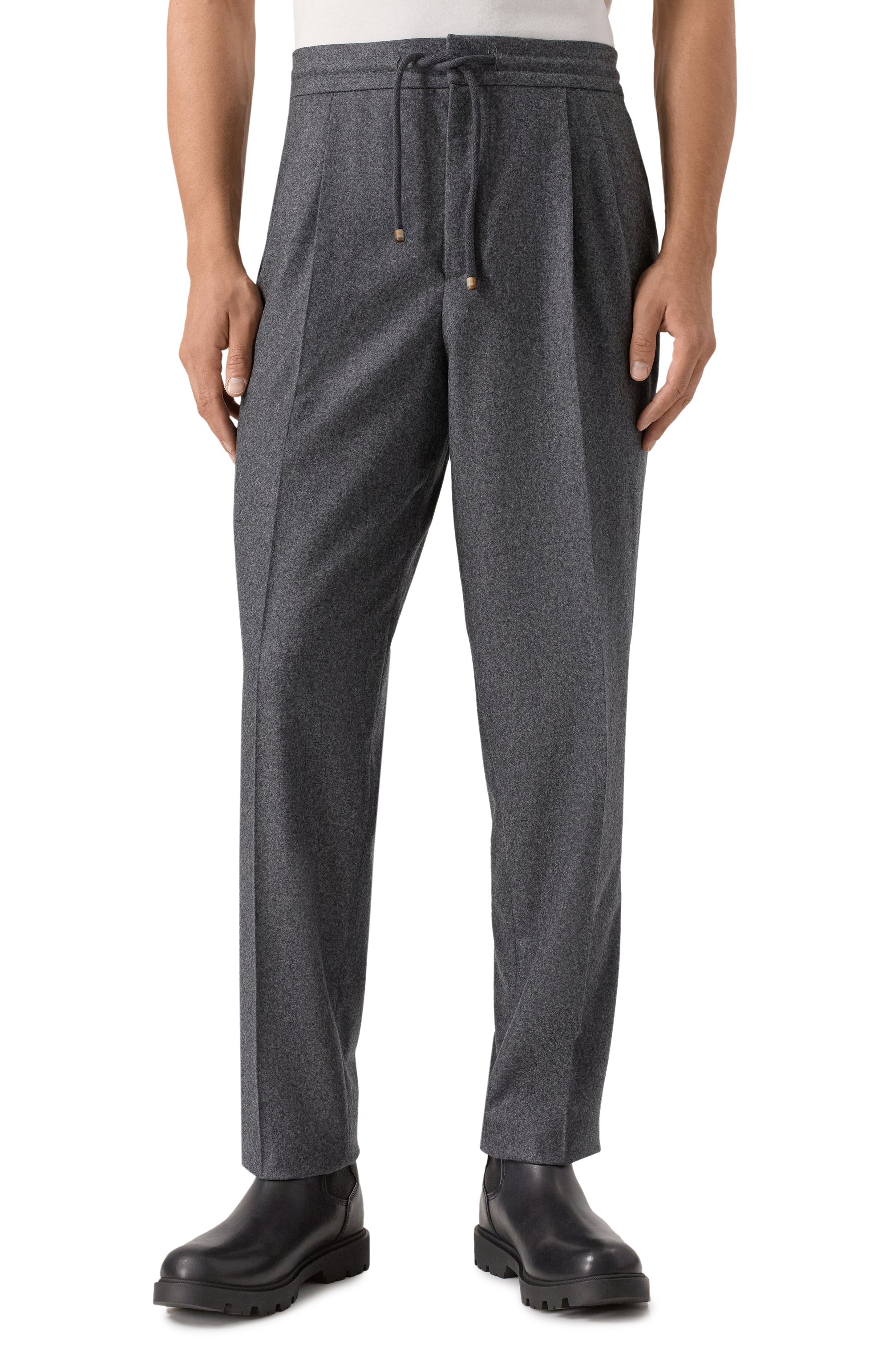 Шерстяные брюки BRUNELLO CUCINELLI, арт. M038PE1710, фото 3