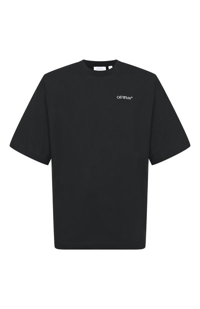 Мужская хлопковая футболка OFF-WHITE, арт. 0MAA120S26JER008
