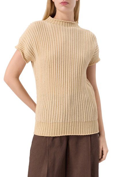 Хлопковый свитер LORENA ANTONIAZZI, арт. P25126TM22A/3049, фото 3