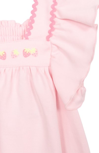 Хлопковое платье BILLIEBLUSH светло-розового цвета по цене 10350 руб., арт. U21813, фото 3 Хлопковое платье BILLIEBLUSH, арт. U21813, фото 3