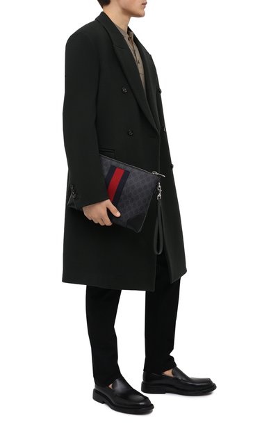 Кожаный клатч gg supreme GUCCI, арт. 523603/9F2YN, фото 3