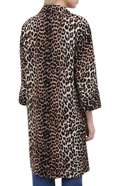 Пальто из хлопка и льна GANNI, арт. F5013, фото 4