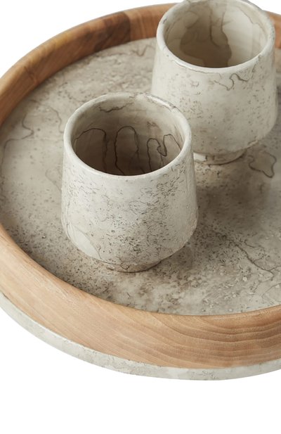 Набор для напитков с кувшином, двумя стаканами и подносом BRUNELLO CUCINELLI, арт. MLCERR0M04, фото 2