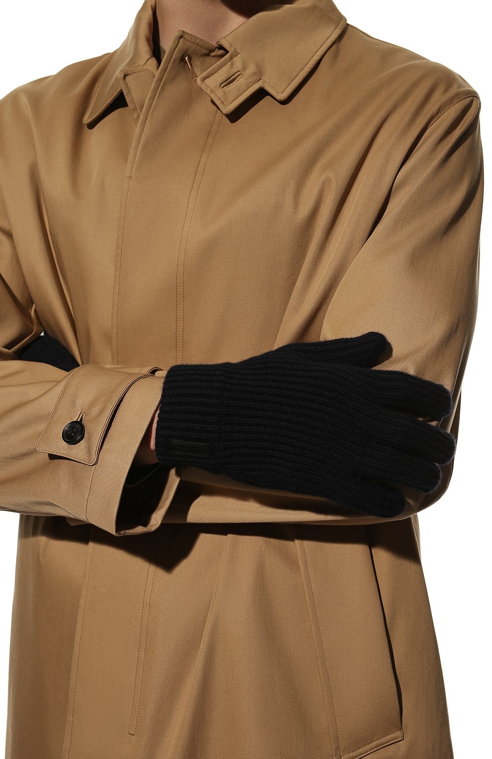 Кашемировые перчатки GIORGIO ARMANI, арт. 744141/1A200, фото 2