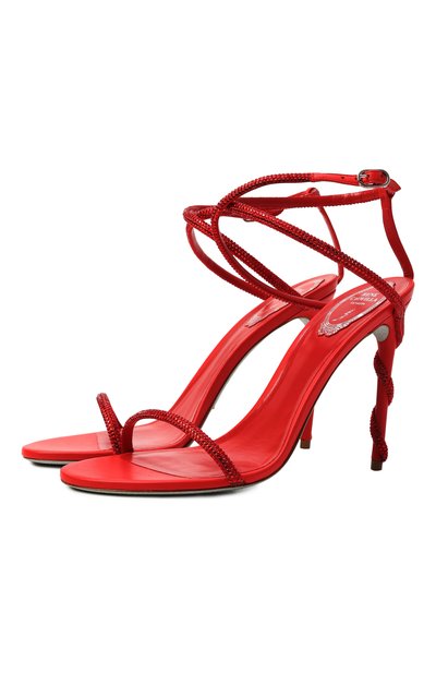 Женские текстильные босоножки margot 105 RENE CAOVILLA, арт. C11593-105/R001