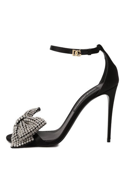 Текстильные босоножки keira 105 DOLCE & GABBANA, арт. CR1793/A9S43, фото 4