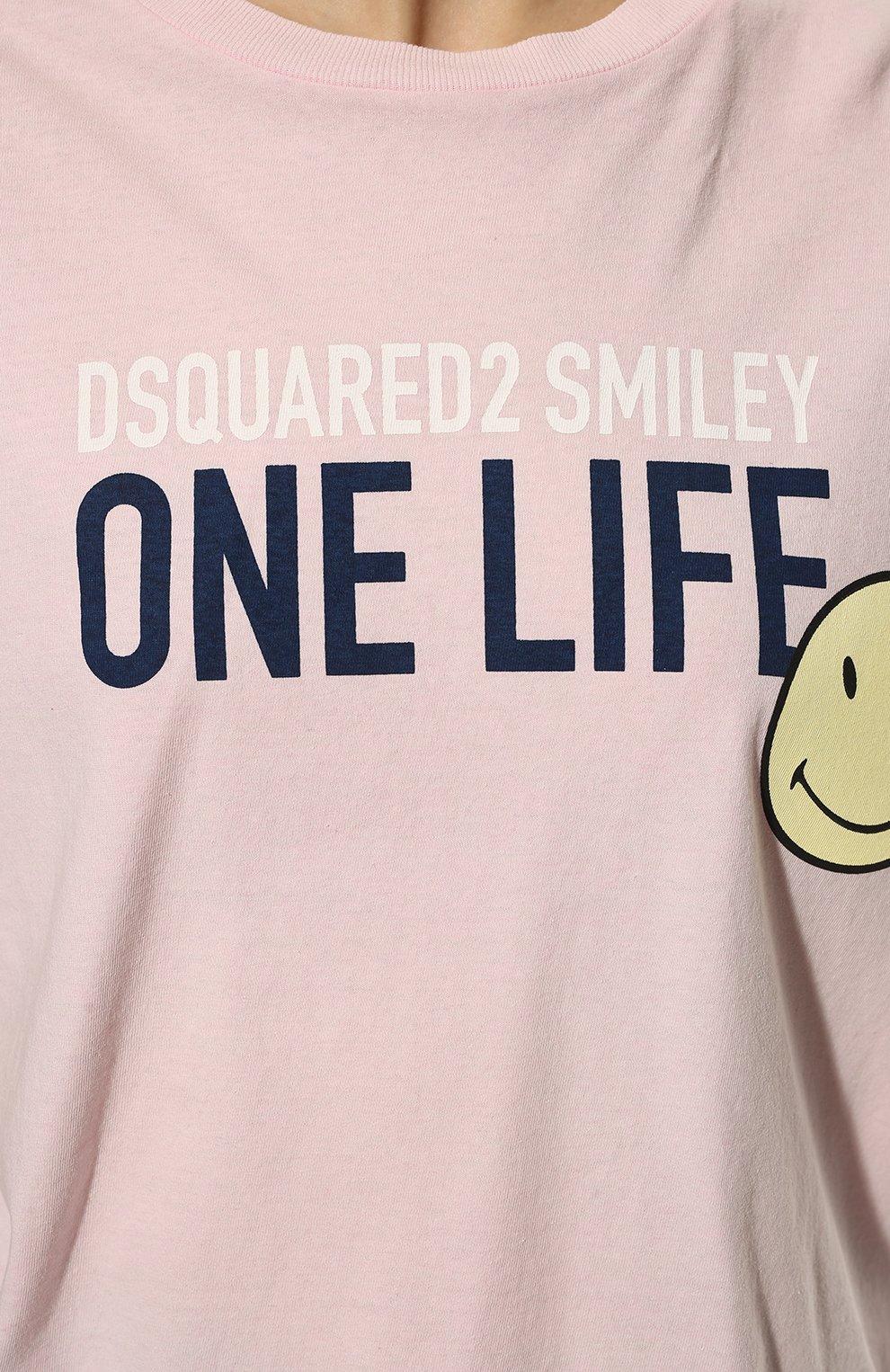 Хлопковая футболка dsquared2 x smiley DSQUARED2, арт. S73GC0270/S24307, фото 5