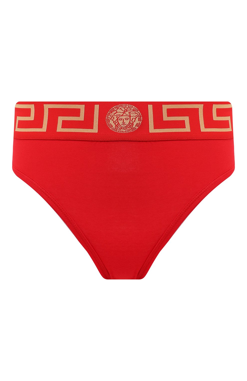 Трусы-слипы VERSACE красного цвета по цене 7595 руб., арт. AUD01050/A232741, фото 1 Трусы-слипы VERSACE, арт. AUD01050/A232741, фото 1