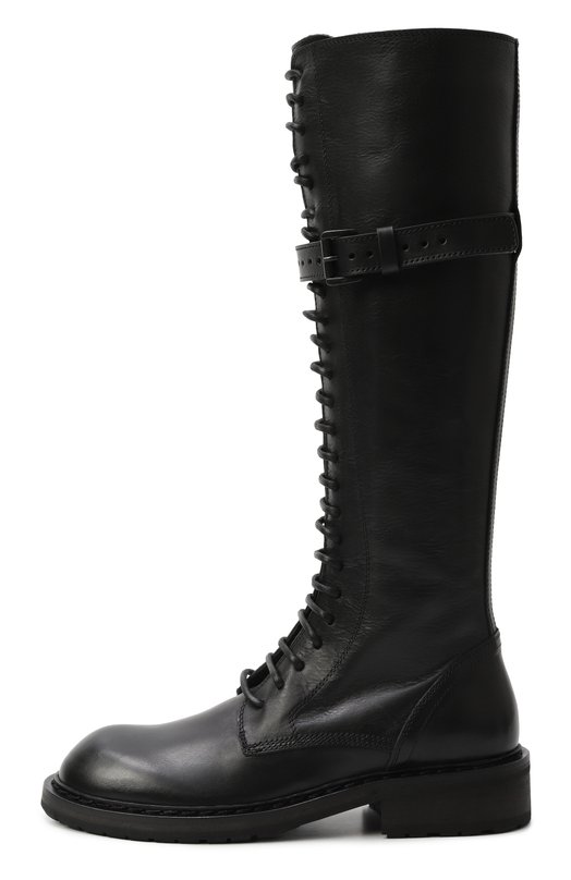 Кожаные сапоги Danny Ann Demeulemeester B0010063/LT047 Чёрный  B0010063/LT047 Фото 4