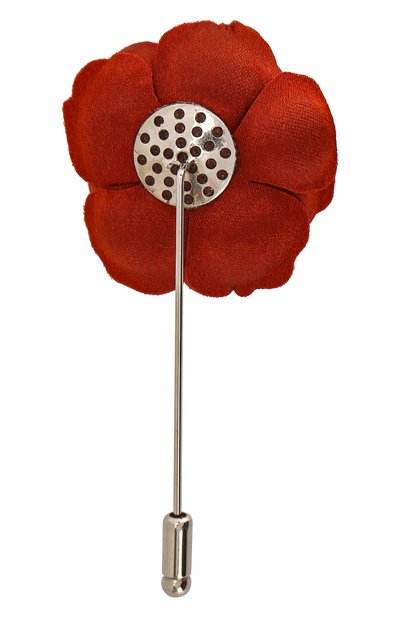 Брошь FLOWER ME красного цвета по цене 8800 руб., арт. ROSE-NS030010S, фото 2 Брошь FLOWER ME, арт. ROSE-NS030010S, фото 2