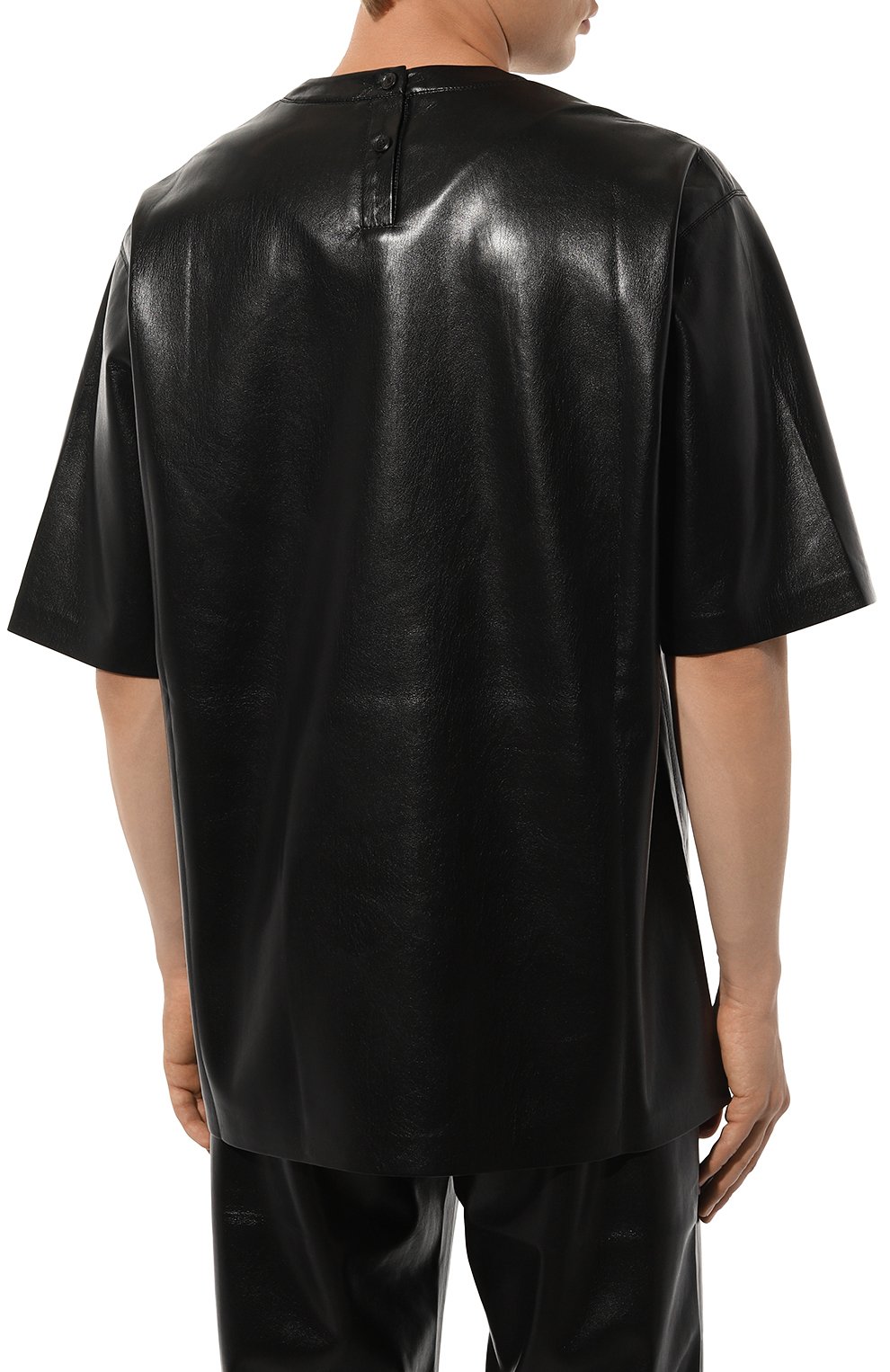 Футболка из экокожи NANUSHKA, арт. NM24PFSH02199, фото 4