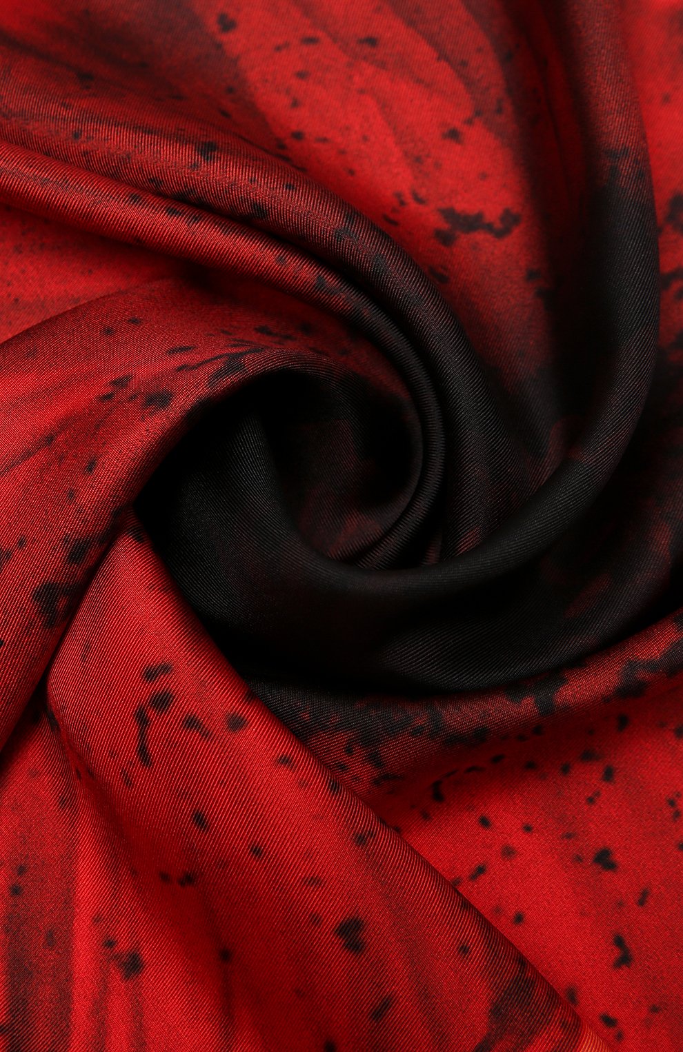 Шелковый платок ALEXANDER MCQUEEN черного цвета по цене 23850 руб., арт. 678094/3001Q, фото 3 Шелковый платок ALEXANDER MCQUEEN, арт. 678094/3001Q, фото 3