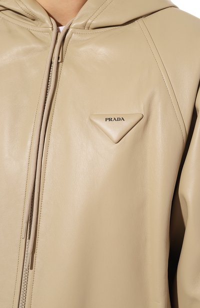 Кожаный плащ PRADA, арт. 56995-FLY-F0065, фото 5