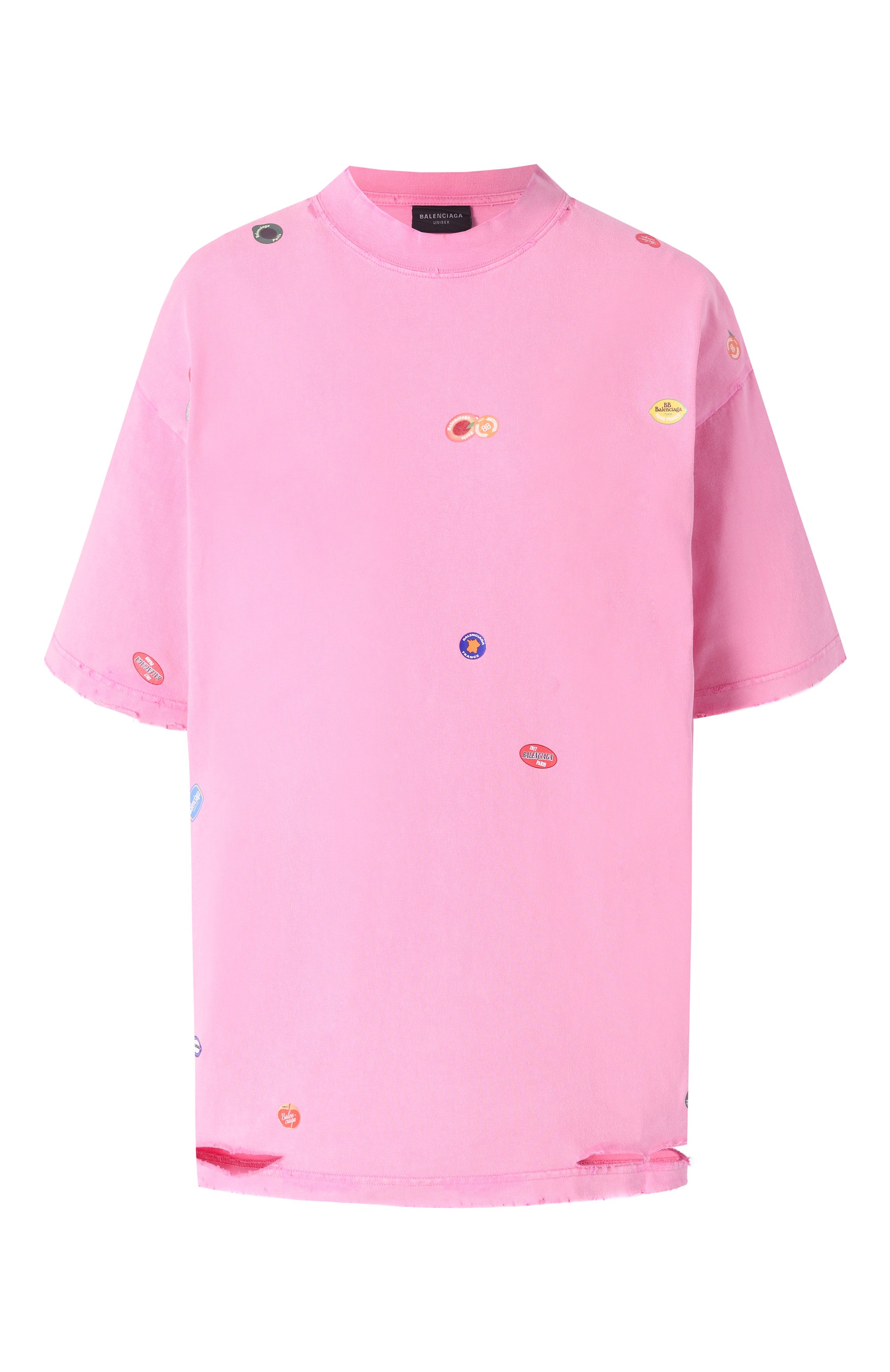 Хлопковая футболка BALENCIAGA, арт. 764235/TRVS4,  фото 1