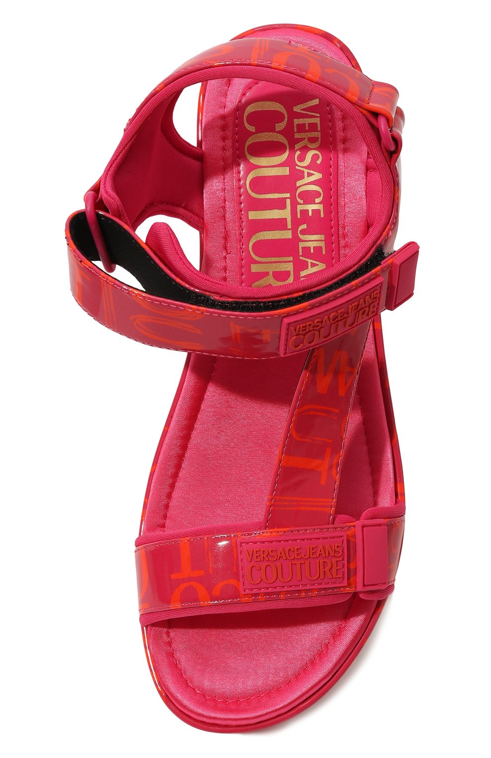 Текстильные босоножки VERSACE JEANS COUTURE, арт. 74VA3S09/ZS366, фото 6