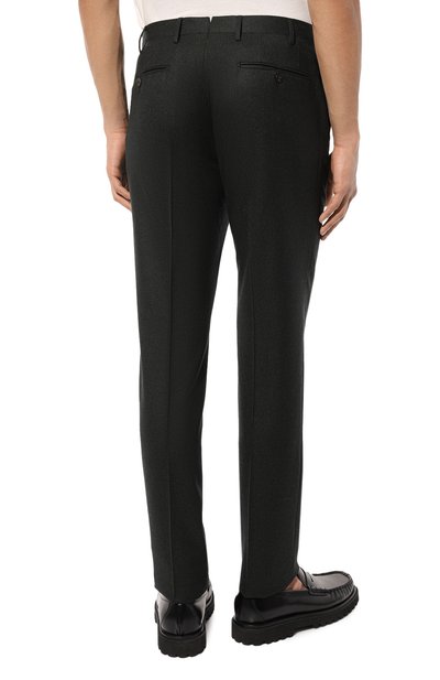 Шерстяные брюки CORNELIANI зеленого цвета по цене 39700 руб., арт. 925B01-3818111, фото 4 Шерстяные брюки CORNELIANI, арт. 925B01-3818111, фото 4