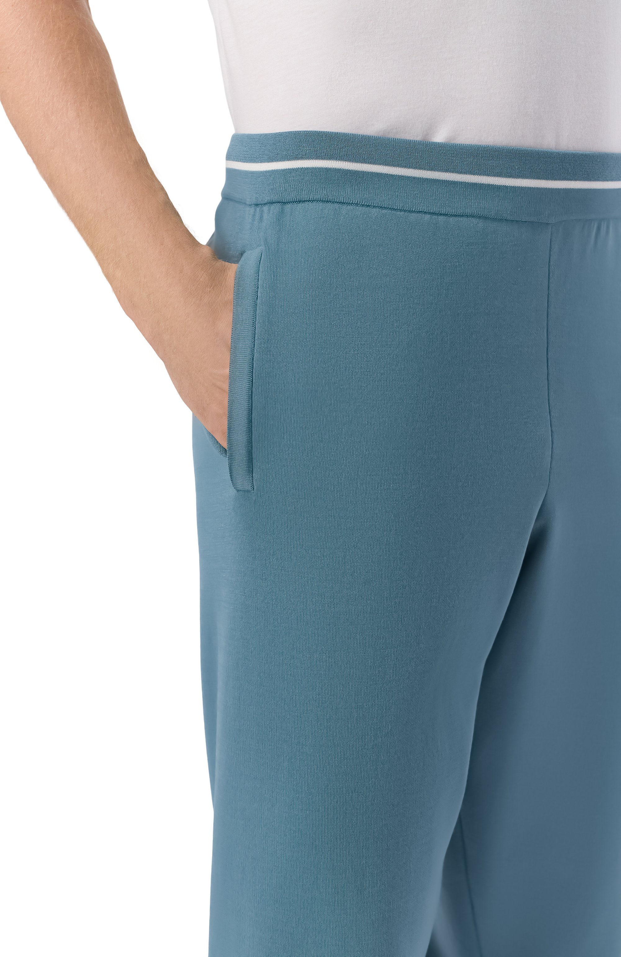 Джоггеры из хлопка и шелка MVST, арт. M26.CSM.K421/M0142-C0TT0N/SILK, фото 5