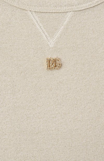 Свитшот из вискозы и шелка DOLCE & GABBANA, арт. L5JWB0/G700U/8-14, фото 3