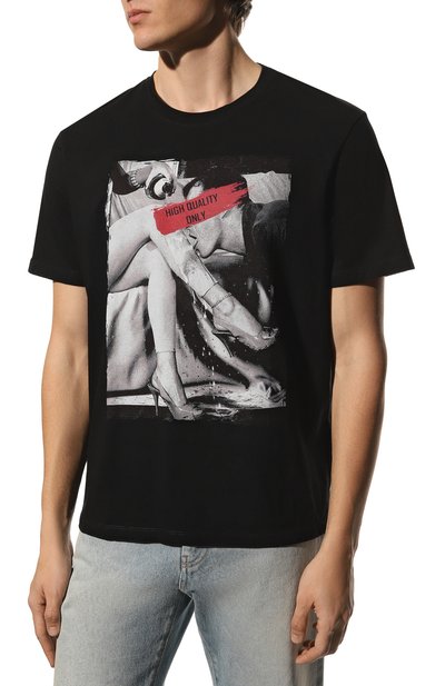 Хлопковая футболка BISIBIGLIO, арт. QUALITY LEGS/2212 RIF (C0TT0NE PESANTE), фото 3