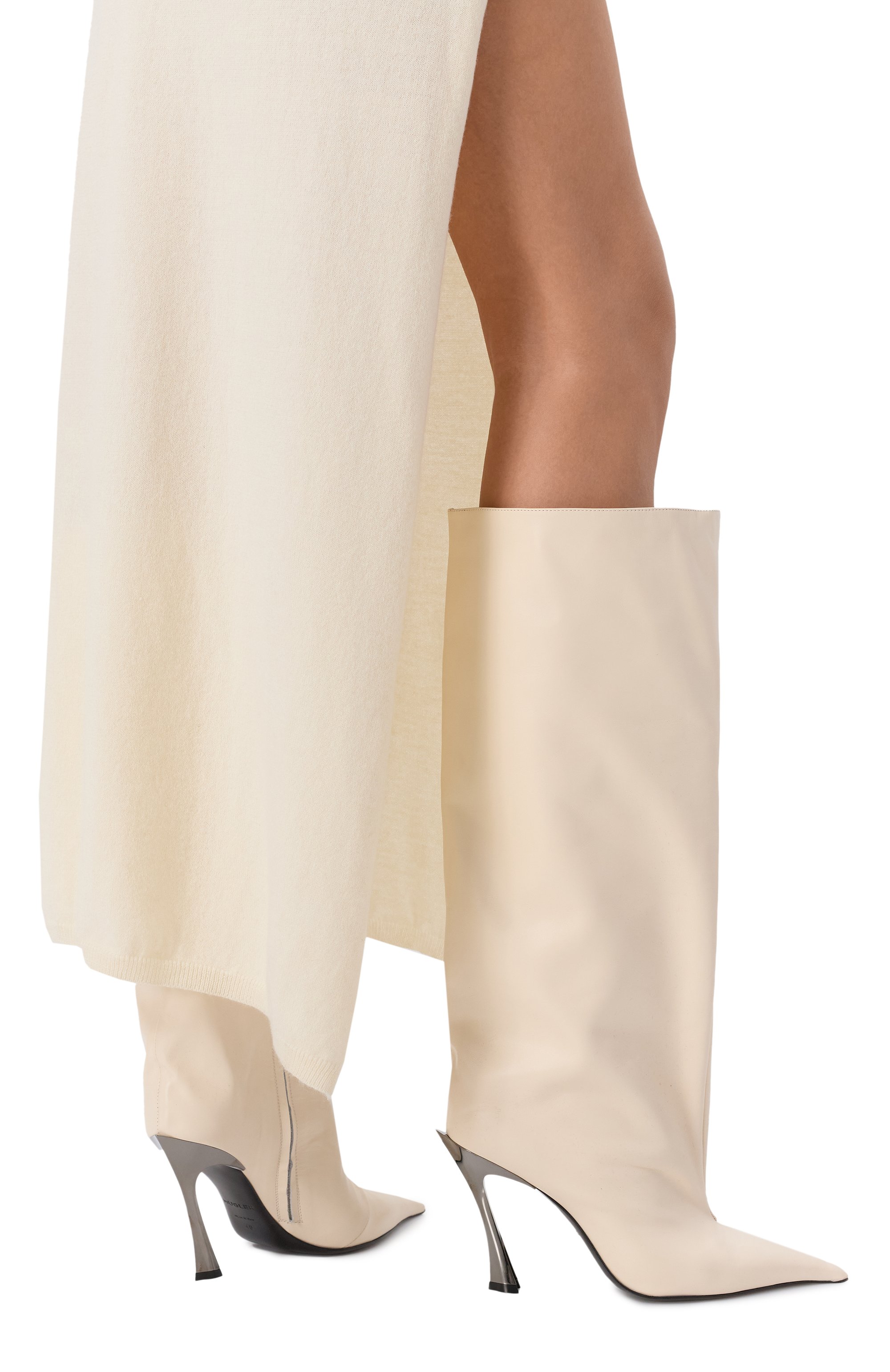 Кожаные сапоги MUGLER, арт. MUWFW2425SC053_CL055, фото 2