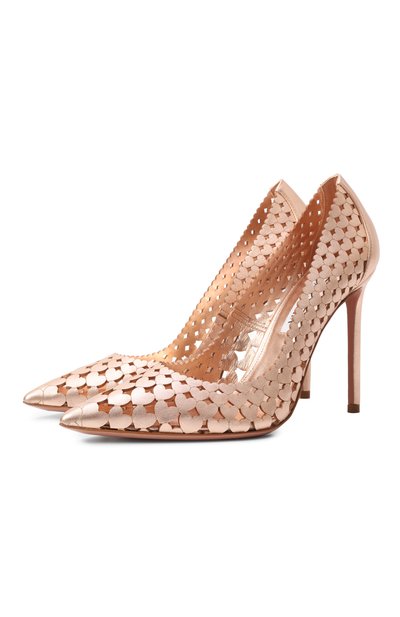 Женские кожаные туфли amourose 105 AQUAZZURA, арт. AMSHIGP0/WNA