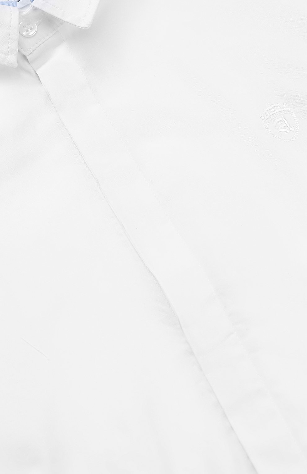 Однотонная рубашка прямого кроя из хлопка ALETTA, арт. AM777413ML/4A-8A, фото 3