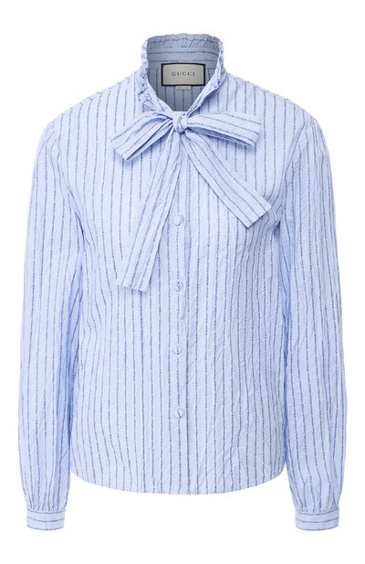 Хлопковая блузка GUCCI, арт. 545402/ZAAER, фото 1