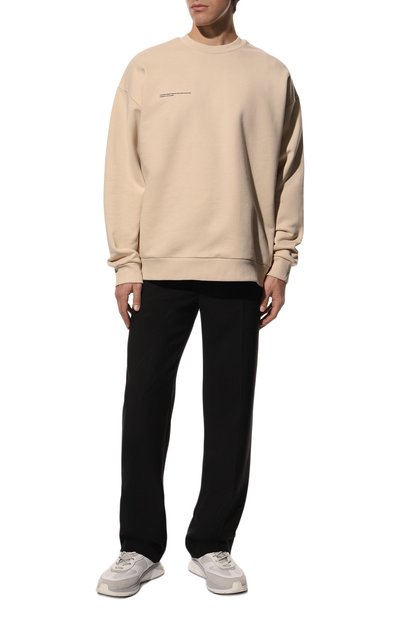 Хлопковый свитшот PANGAIA бежевого цвета по цене 19100 руб., арт. 365 Signature Sweatshirt, фото 5 Хлопковый свитшот PANGAIA, арт. 365 Signature Sweatshirt, фото 5