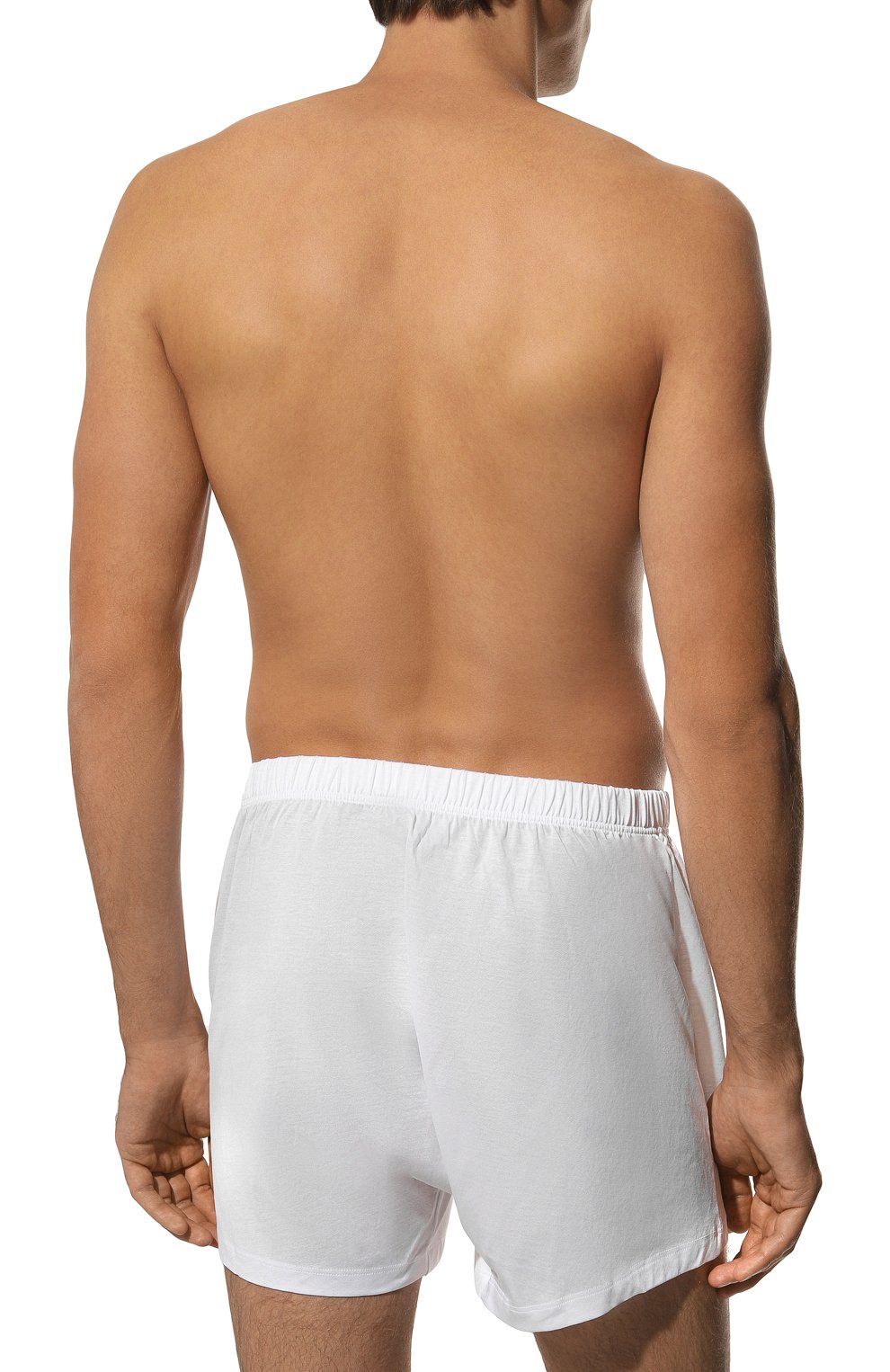 Хлопковые боксеры HANRO белого цвета по цене 10190 руб., арт. 073505., фото 3 Хлопковые боксеры HANRO, арт. 073505., фото 3