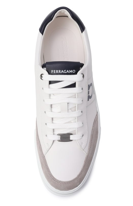 Кожаные кеды Ferragamo 02A034/784 Белый  02A034/784 Фото 6