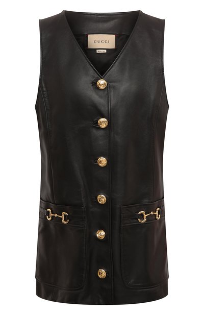 Кожаный жилет GUCCI, арт. 651194 XN336, фото 1