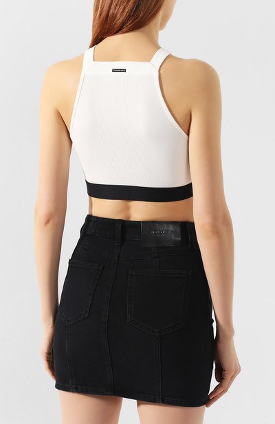 Топ из вискозы ALEXANDERWANG.T белого цвета по цене 17650 руб., арт. 4C198000, фото 4 Топ из вискозы ALEXANDERWANG.T, арт. 4C198000, фото 4