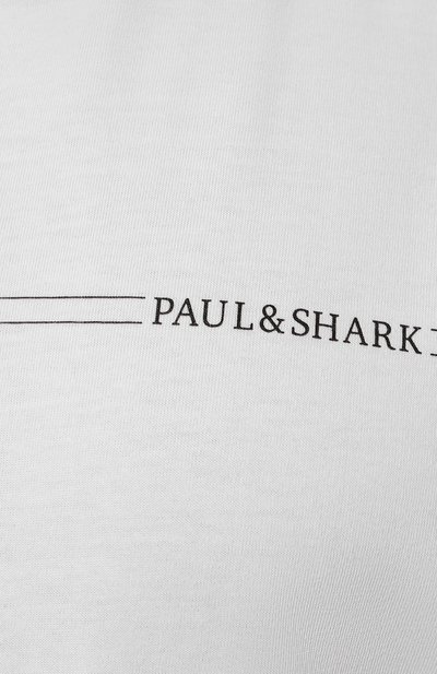 Хлопковая футболка PAUL&SHARK, арт. 14311651/3XL, фото 5